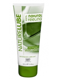 Лубрикант на водной основе NatureLube с алоэ вера - 100 мл. - HOT - купить с доставкой в Твери