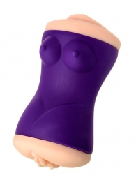 Двухсторонний мастурбатор JOS YARA в фиолетовой колбе - JOS - в Твери купить с доставкой