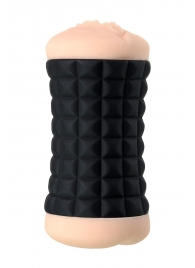 Двухсторонний мастурбатор JOS JANICE в черном цилиндре - JOS - в Твери купить с доставкой