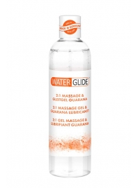 Гель-смазка 2-в-1 MASSAGE   LUBRICANT GUARANA - 300 мл. - Waterglide - купить с доставкой в Твери