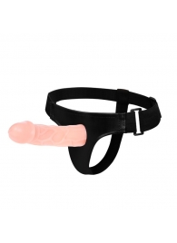 Телесный фаллоимитатор на трусиках Jessica Strap-On - 15,5 см. - Baile - купить с доставкой в Твери