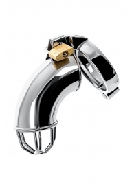 Серебристый мужской пояс верности TOYFA Metal - ToyFa - купить с доставкой в Твери