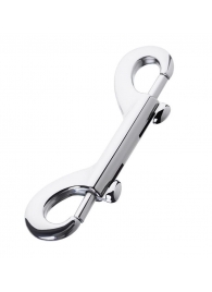 Серебристый двухсторонний карабин TOYFA Metal - ToyFa - купить с доставкой в Твери