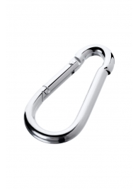 Серебристый карабин TOYFA Metal - ToyFa - купить с доставкой в Твери