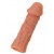 Телесная реалистичная насадка KOKOS Extreme Sleeve 05 с дополнительной стимуляцией - 12,7 см. - KOKOS - в Твери купить с доставкой