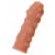 Телесная реалистичная насадка KOKOS Extreme Sleeve 11 с дополнительной стимуляцией - 12,7 см. - KOKOS - в Твери купить с доставкой