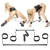 Комплект наручников и наножников с распорками Spread  em Bar and Cuff Set - Pipedream - купить с доставкой в Твери