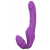 Фиолетовый безремневой вибрострапон DOUBLE DIPPER - Dream Toys - купить с доставкой в Твери