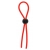 Красное эрекционное лассо с одной бусиной-утяжкой STRETCHY THIN LASSO - Dream Toys - в Твери купить с доставкой
