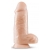 Телесный фаллоимитатор с мошонкой Dr. Chubbs - 25,4 см. - Blush Novelties