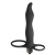 Черная вибронасадка для двойного проникновения Flirtini - 15,9 см. - Lola Games - купить с доставкой в Твери