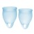 Набор голубых менструальных чаш Feel confident Menstrual Cup - Satisfyer - купить с доставкой в Твери