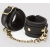 Черные наручники Bound to You Faux Leather Wrist Cuffs - Fifty Shades of Grey - купить с доставкой в Твери