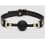 Черный кляп-шар Bound to You Faux Leather Ball Gag - Fifty Shades of Grey - купить с доставкой в Твери