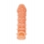 Телесная закрытая насадка с пупырышками Cock Sleeve Size M - 15,6 см. - KOKOS - в Твери купить с доставкой