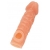 Телесная закрытая насадка с шершавой головкой Cock Sleeve Size M - 15,6 см. - KOKOS - в Твери купить с доставкой