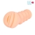 Телесный мастурбатор-вагина с комплектом эрекционных колец - Bior toys - в Твери купить с доставкой