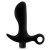 Черный анальный вибратор Silicone Vibrating Prostate Massager 01 - 10,8 см. - Blush Novelties - в Твери купить с доставкой