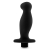 Черный анальный вибромассажёр Silicone Vibrating Prostate Massager 02 - 10,8 см. - Blush Novelties - в Твери купить с доставкой