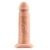 Телесный реалистичный фаллоимитатор с полостью Silicone Hollow Extension - 20 см. - Pipedream - купить с доставкой в Твери