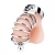 Серебристая клетка для члена Urethral Play Cage - BlueLine - купить с доставкой в Твери