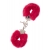 Металлические наручники с красной меховой опушкой METAL HANDCUFF WITH PLUSH RED - Dream Toys - купить с доставкой в Твери
