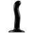Черный фаллоимитатор-насадка Strap-On-Me P G spot Dildo size S - 16,4 см. - Strap-on-me - купить с доставкой в Твери