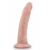 Телесный фаллоимитатор-реалистик 7 Inch Posable Dildo - 19 см. - Blush Novelties