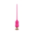 Розовый тонкий стимулятор Nipple Vibrator - 23 см. - I-MOON - купить с доставкой в Твери