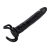 Чёрная насадка-фаллос для двойного проникновения INFLATABLE DILDO SLIM DONG  - 13,5 см. - Toyz4lovers - в Твери купить с доставкой