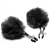 Зажимы для сосков с черным помпонами Pom Pom Nipple Clamps - XR Brands - купить с доставкой в Твери