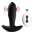 Черный массажер простаты с вибрацией, эффектом маятника и пультом ДУ - Secwell - в Твери купить с доставкой