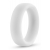Белое люминесцентное эрекционное кольцо Silicone Glo Cock Ring - Blush Novelties - в Твери купить с доставкой
