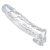 Прозрачная насадка для увеличения члена Realistic Clear Penis Enhancer and Ball Stretcher - 20,3 см. - XR Brands - в Твери купить с доставкой