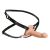 Телесный полый страпон 2  Erection 28X Smooth Vibrating Silicone Penis Sheath - 16 см. - XR Brands - купить с доставкой в Твери