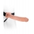 Фаллопротез телесного цвета Hollow Strap-On - 29 см. - Pipedream - купить с доставкой в Твери