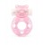 Розовое эрекционное виброкольцо в форме мишки - 1137 - в Твери купить с доставкой