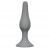 Серая анальная пробка Slim Anal Plug Medium - 11,5 см. - Lola Games