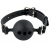 Силиконовый кляп-шар с отверстиями для дыхания Silicone Breathable Ball Gag Small - Pipedream - купить с доставкой в Твери