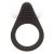 Чёрное эрекционное кольцо LIT-UP SILICONE STIMU RING 1 BLACK - Dream Toys - в Твери купить с доставкой