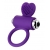 Фиолетовое виброкольцо с ресничками JOS PERY - JOS - в Твери купить с доставкой