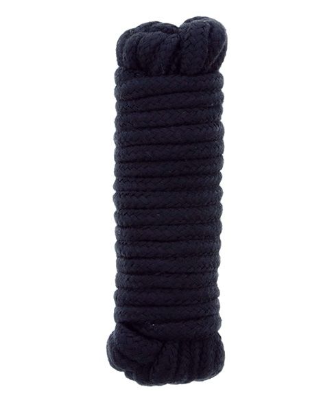 Чёрная веревка для связывания BONDX LOVE ROPE - 5 м. - Dream Toys - купить с доставкой в Твери