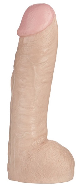 Огромная насадка-реалистик Vac-U-Lock Realistic Hung - 31,7 см. - Doc Johnson - купить с доставкой в Твери