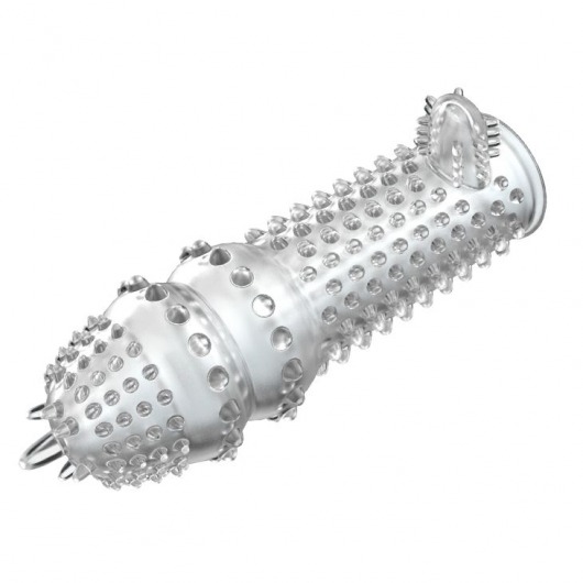 Закрытая прозрачная насадка Crystal sleeve - 14,2 см. - Erowoman-Eroman - в Твери купить с доставкой