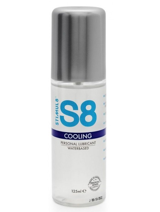 Охлаждающий лубрикант на водной основе S8 Cooling Lube - 125 мл. - Stimul8 - купить с доставкой в Твери