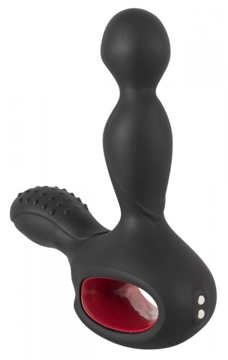 Черный вибромассажер простаты с нагревом и ротацией Prostate Plug - 14,5 см. - Orion - в Твери купить с доставкой
