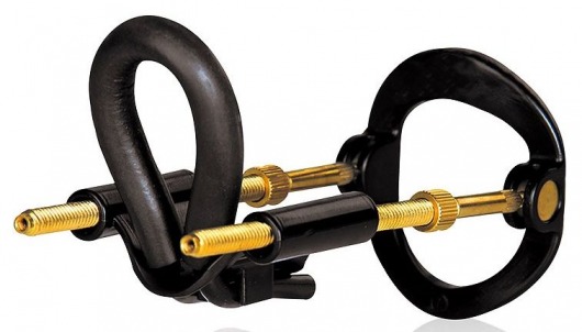 Черный экстендер-растяжитель пениса - Sex Expert - в Твери купить с доставкой