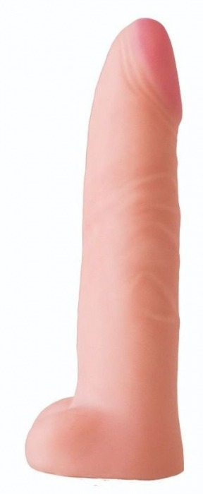 Телесная насадка на Harness с коннектором BLACK LINE - 18,5 см. - LOVETOY (А-Полимер) - купить с доставкой в Твери