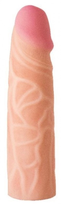 Телесная насадка на Harness с коннектором GREEN LINE - 18 см. - LOVETOY (А-Полимер) - купить с доставкой в Твери