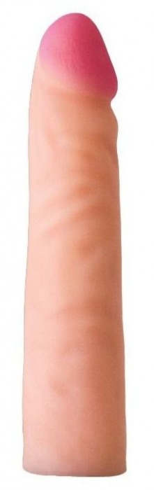 Телесная насадка на Harness с коннектором GREEN LINE - 17,5 см. - LOVETOY (А-Полимер) - купить с доставкой в Твери